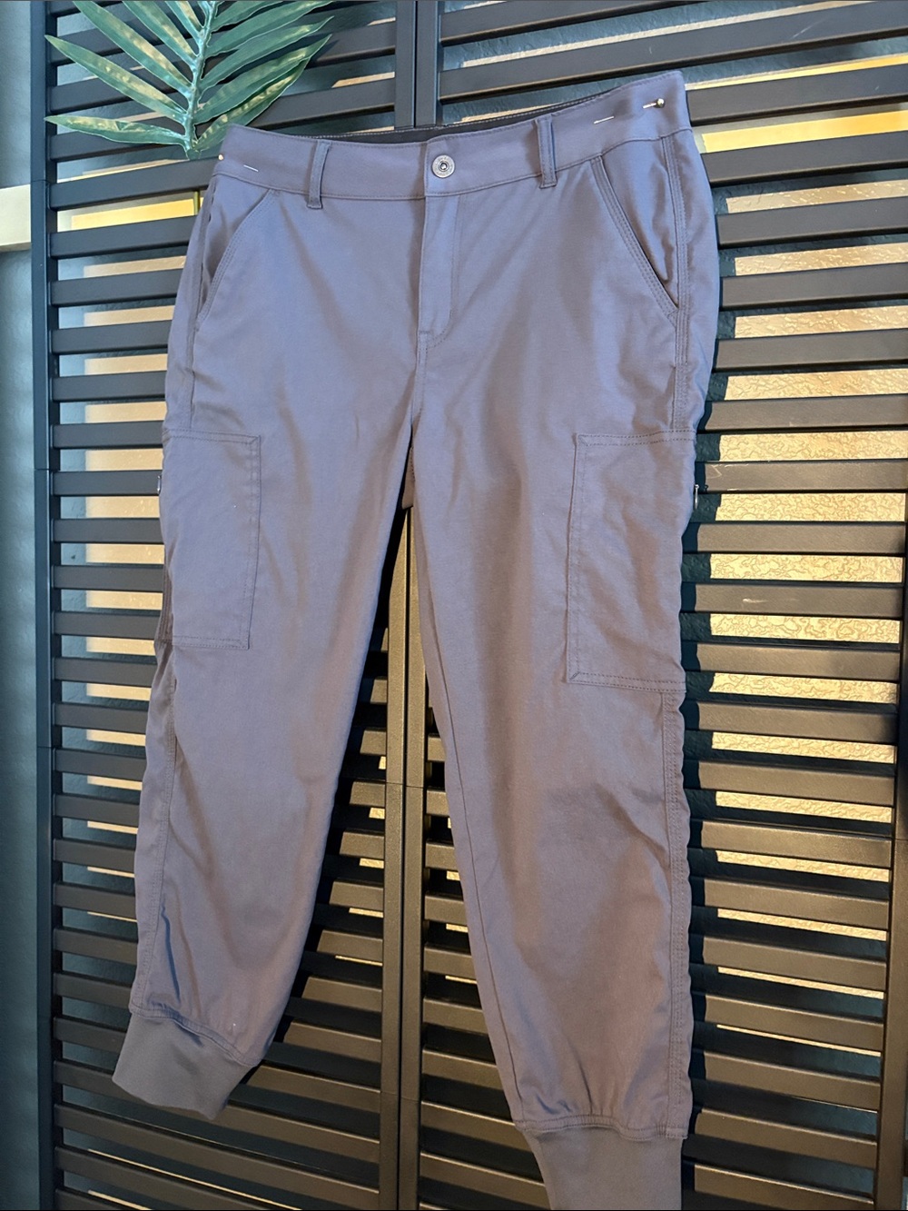 Prana Women's Slate Gray Cargo Joggers